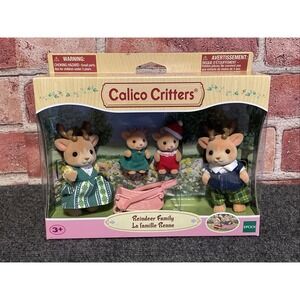 Calico Critters Raindeer Family new in box Sealed